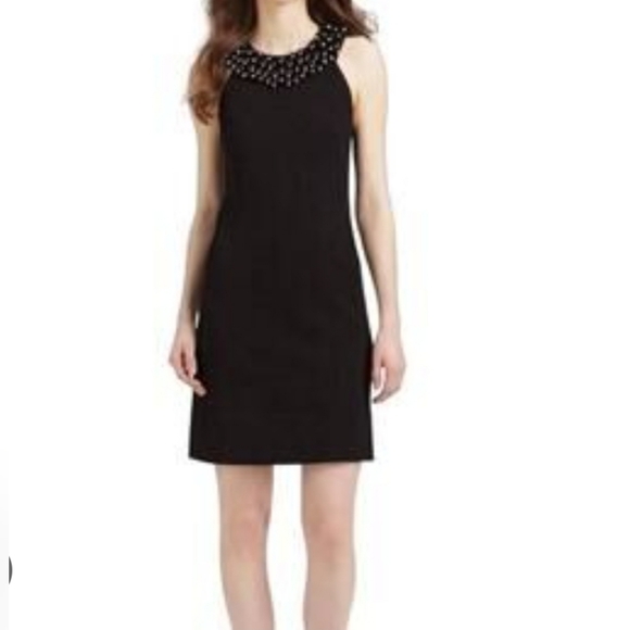 Diane Von Furstenberg Dresses & Skirts - NWT Diane Von Furstenburg Black Ceecee Enamel Beading Sz 10